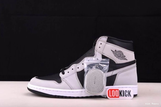 Kick Theory Black Jordan Retro 1 555088-035 Smoke Air High Grey Light White 0708